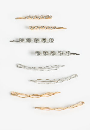 Mixed Metal Bobby Pin Set