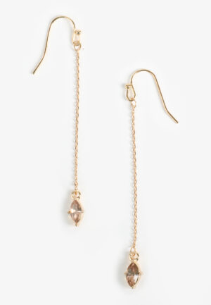 Light Brown Gemstone?Drop Earrings