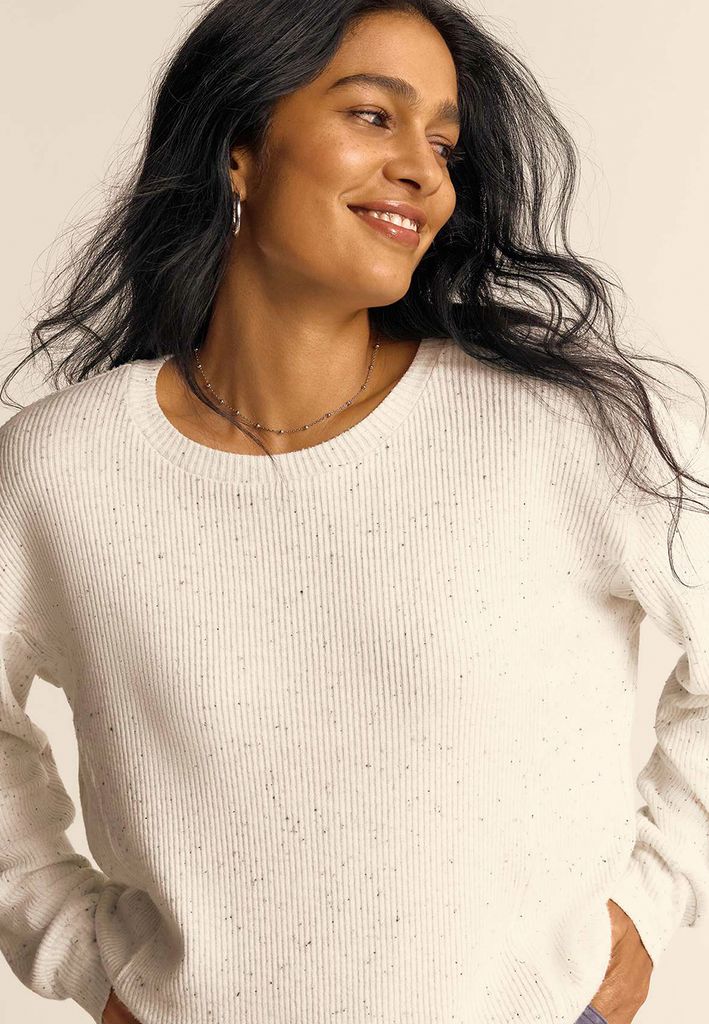 24/7 Hacci Speckled Long Sleeve Tee