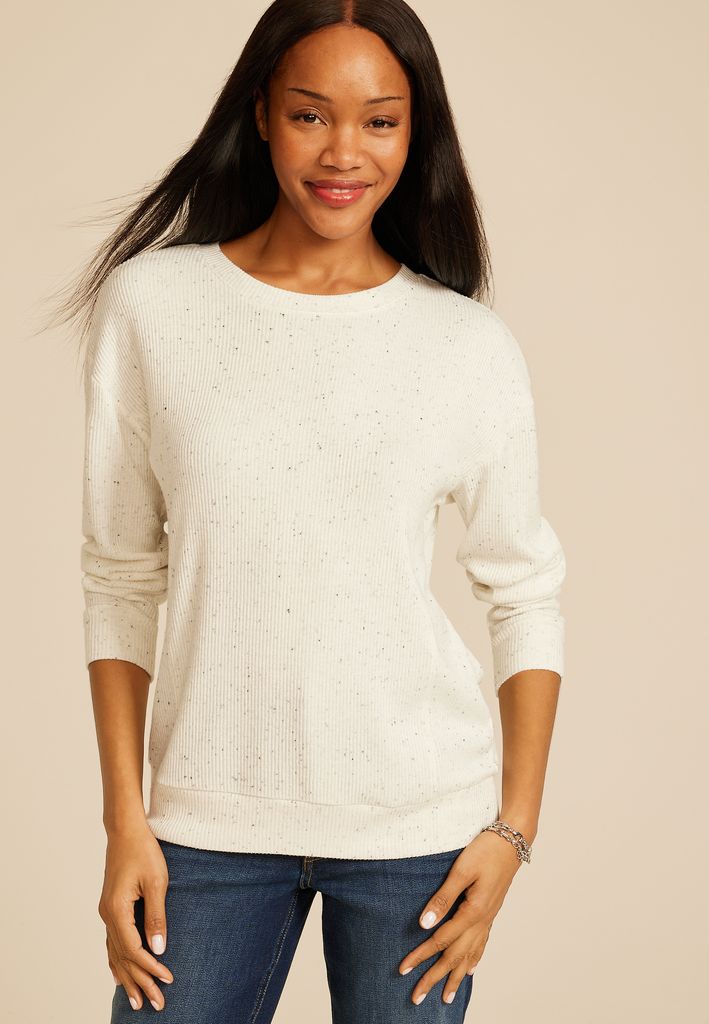 24/7 Hacci Speckled Long Sleeve Tee - Image 3