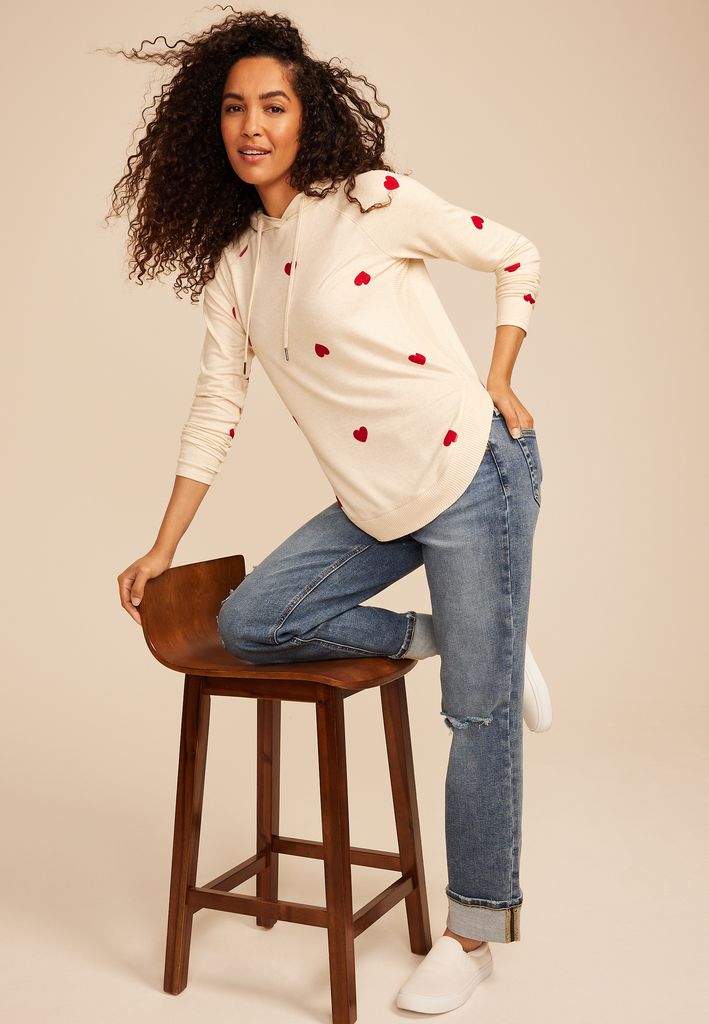 Haven Heart Print Hoodie - Image 3