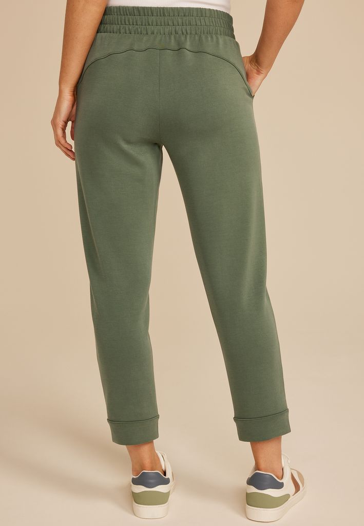 Cloud Scuba Knit High Rise Tapered Pant - Image 2