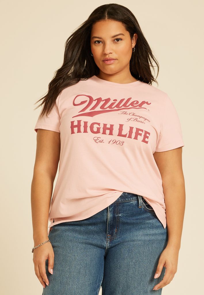 Plus Size Miller High Life Classic Fit Graphic Tee - Image 3