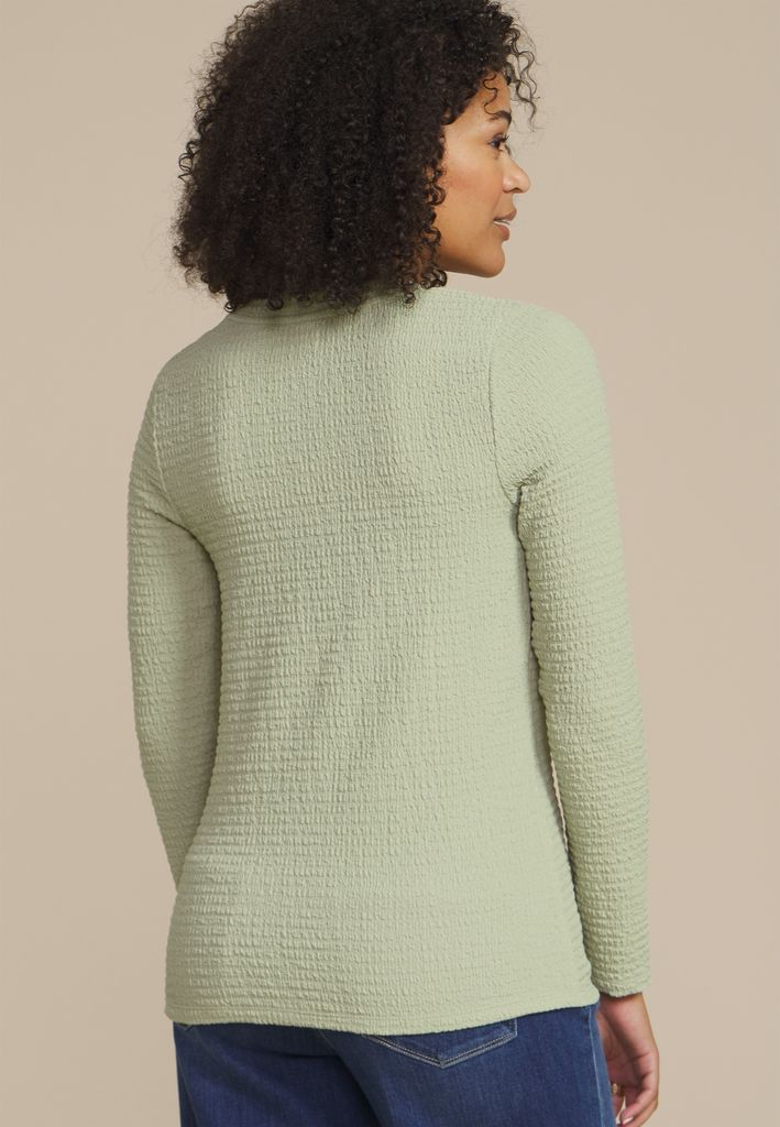 24/7 Textured Scoop Neck Long Sleeve Tee - Image 2