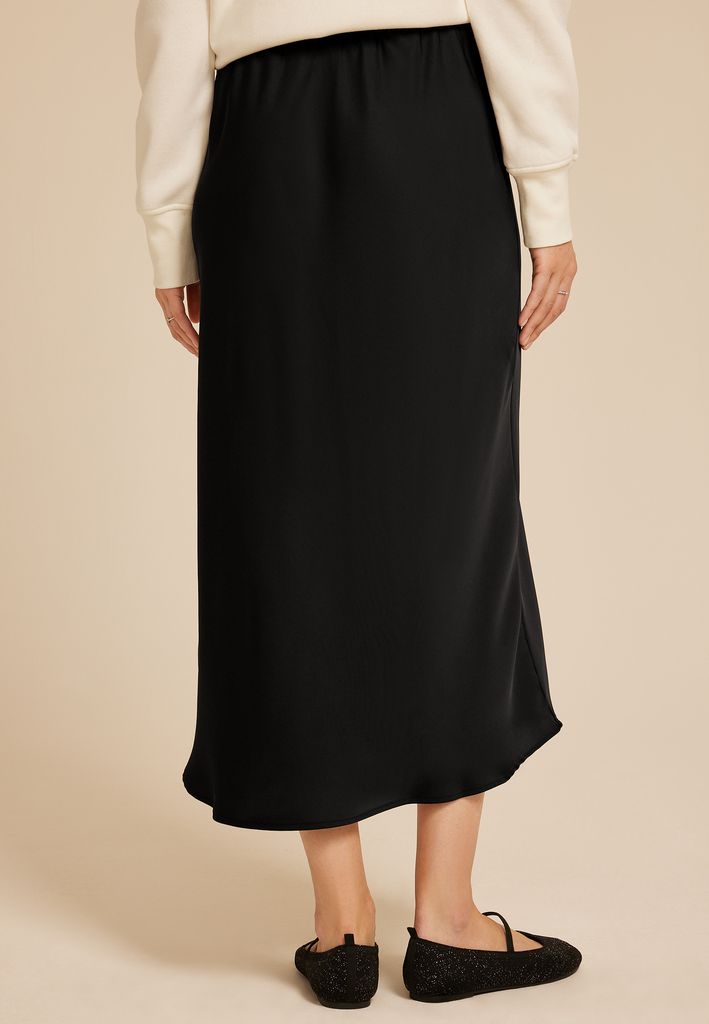 Studio Y Satin High Rise Midi Skirt - Image 2