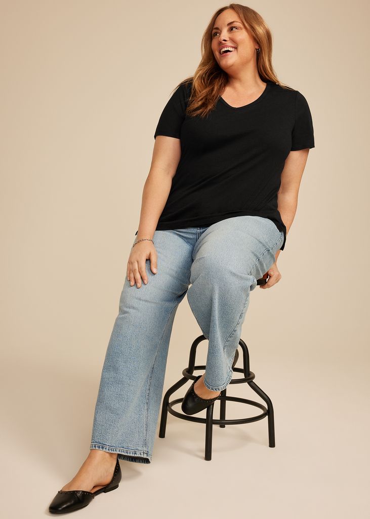 Plus Size 24/7 Dawson V Neck Tee - Image 3
