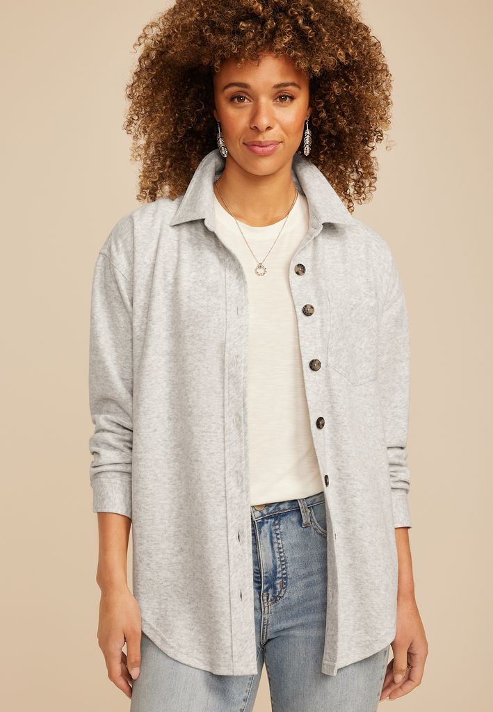 Knit Boyfriend Shacket