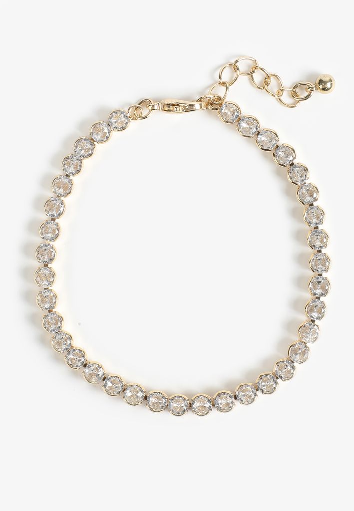 Gold Plated Tennis Bracelet