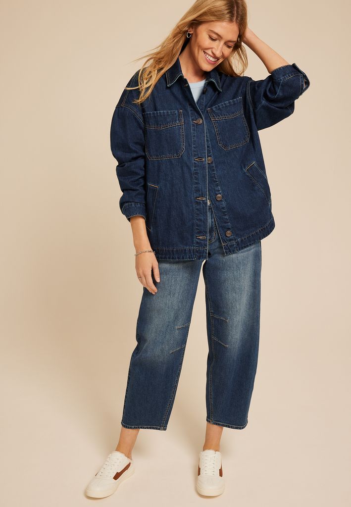 Oversized Denim Jacket - Image 3